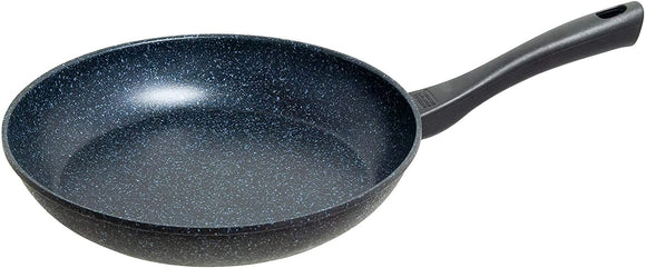 Tafuco F-7153 Frying Pan, 11.0 inches (28 cm), For Gas Fires, Ultra Lightweight, Diamond Marble Cast, Black