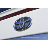 GRACE Ornament Plate Chrono Force TOYOTA Toyota Nickel Tone Mat Black Size: 150 GAC-CF-TCNB150 Emblem