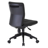 TOKIO FST-55 3D Seat Anti-Fatigue Office Chair, Compact Type, Armless, Black