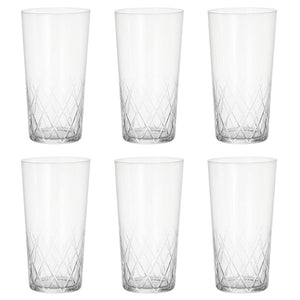 Toyo Sasaki B-21112CS-C745 Thin Ice Arrow Cut Tumbler, Dishwasher Safe, Made in Japan, 6 Piece Set, Approx. 12.5 fl oz (370 ml)