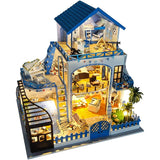moin moin 2110DH293 Dollhouse Miniature Handmade Kit Set, English Instruction Manual (English Language Not Guaranteed), Vacation Home