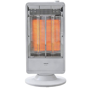 Yamazen DC-S097(W) Far Infrared Carbon Heater (900 W/ 450 W 2 Position Switching) with Auto Oscillating Function, White