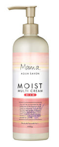 Mama Aqua Soap Moist Multi Cream Rich Flower Aroma Water Fragrance 18A 400g