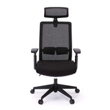 Itoki YL7-BK-AEL Salida Office Chair, Extra High Back, Black