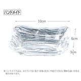 Toyo Sasaki Glass SA530-9 Nagachoko Glacier, Made in Japan, Set of 5, Clear, Approx. 3.9 x 2.4 x 1.2 inches (10 x 6 x 3 cm)