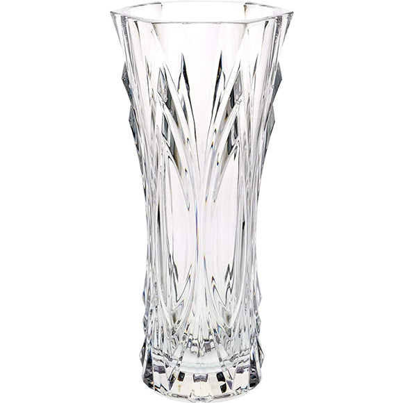 FOYER 2300084 Unbreakable Vase, Flower Base, Polycarbonate, Stylish, Height 9.4 inches (24 cm), Width 5.5 inches (14 cm), Small