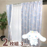Cinnamon SB-601-S Grade 2 Blackout Thermal Insulated Curtain, Width 39.4 x 70.1 inches (100 x 178 cm), Set of 2, Sanrio, Washable, Cute, Girls, Character