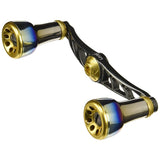 LIVRE Full Comp Reel, Crank, For Daiwa 100 (Gunmeta P+Gold G)