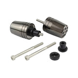 POSH 031689-66-10 Motorcycle Accessories Handlebar End, Ultra Heavy Bar End