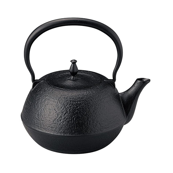 Tomami Shoten 99-12 Nambu Iron Kettle, Marunanbu Type, Black, 0.4 gal (1.2 L)