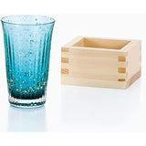 Tsugaru Vidro Sake Box Cup, Moonlit Night