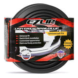 EZLIP UNIVERSAL LIP SPOILER [Easy Lip] BLACK EZLIP JAPAN (Decal Kit and Cleaner Included)
