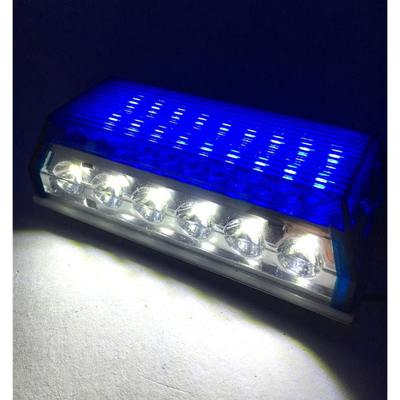 24V Truck Square 24 LED SIDE MARKER LAMP with Under Down Light Set of 10 White Blue Amber Green Bow Custom Parts Trailer Decortra etc