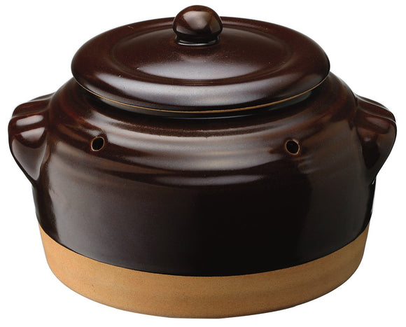 ISHIGAKI SANGYO 3555 HOKKORIKURUMI YAKIIMO POT, SMALL