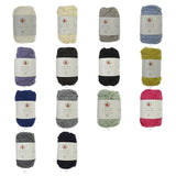Yokota DARUMA 01-5550 Merino Style Yarn, Medium Thick, Col. 16, Green, 1.4 oz (40 g), Approx. 29.4 ft (88 m), Set of 10