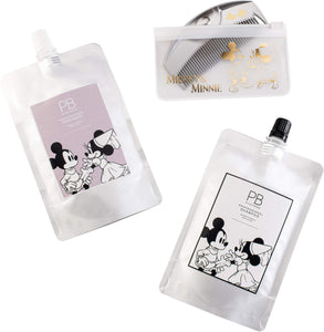 [IN BATH SET] Mickey & Minnie Love Chrome In Bath Luck and P.B Shampoo 100ml & P.B Treatment 100g Care Set [Official Shop] Disney/LOVE CHROME IN BATH SET DISNEY MICKEY & MINNIE