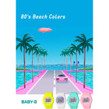 [Casio] Baby G 80's Beach Colors BGD-560BC-7JF Women's White