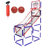 MRG Basketball Goal Indoor Childrens Toy Set with Ball, Outdoor, Elementary School, Toy, Practice, Net, Assembly Type, Basket, Shooting Practice (Single Item)