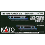 KATO 10-1508 N Gauge IR Ishikawa Railway 521 Series Ancient Purple Series Set of 2 Railway Model Train