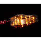 POSH 097003 Motorcycle LED TURN Signal, Smoke Lens, Aero Led Turn Signal
