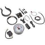 Autogauge Agtasmsw270-80pk PK80 Tachometer, White Face 3 Color Led with Warning/Peak Hold Function