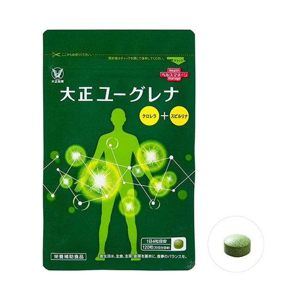 Taisho Pharmaceutical Taisho Euglena [Nutritional Supplement Euglena Supplement Spirulina Chlorella Yaeyama Euglena] 120 grains (30 days supply)