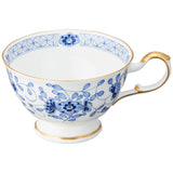 Narumi 9682-6720 Cup and Saucer Set, Milano, Blue, 7.1 fl oz (210 cc), Set of 6, Tea, Made in Japan