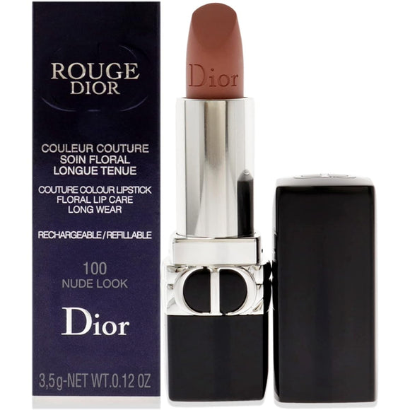 Christian Dior Rouge Dior Couture Color Refillable Lipstick - # 100 Nude Look (Matte) 3.5g/0.12oz