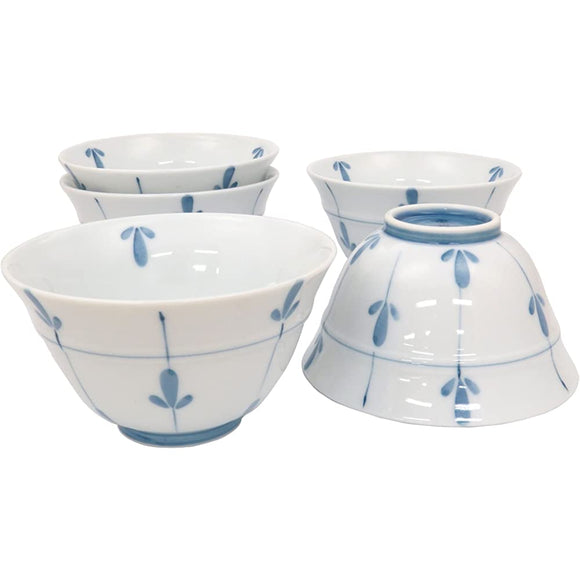 Hasami Ware 400131-5 Shigeyama Kiln Anti-Sen Tea, Set of 5, New Bud