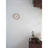 Remnos Wall Clock Wr17-11 OR Lemnos Liki Steel Clock Analog Orange