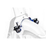 KIJIMA 205-6155A Motorcycle Parts Fog Lamp Kit, 18 W (2 Lights), IP67 Equivalent, 5,000-6200K, Black