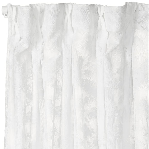 Made in Japan, Heat Insulation, Image Blocking, UV Protection, Flame Retardant, Energy Saving, Saracool, Mirror Lace Curtain (Plain), 59.1 x 72.0 inches (150 x 183 cm), Length (Set of 2) 22117