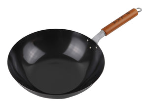 Pearl Metal CooFooGoo GP-1518 Iron Frying Pan, Black, 13.0 inches (33 cm), Frying Pan, Wok, Plate Thickness: 0.05 inches (1.2 mm)