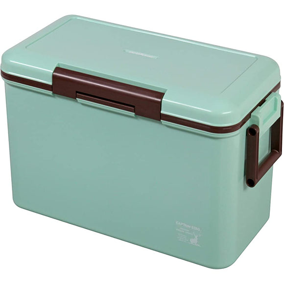 Captain Stag CS Charmant UE-79 Cooler Box, 8.7 gal (33 L) Capacity, Made in Japan, Mint Green