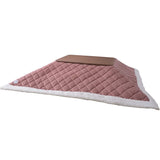 TOYA KK-158SPK Thin Hanging Kotatsu Futon, Rectangular, 74.8 x 90.6 inches (190 x 230 cm), Pink