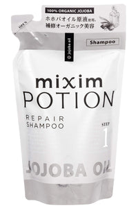 Mixim Potion EX Repair Shampoo Refill "Care for hair damage with organic ingredients and serum ingredients" 350mL