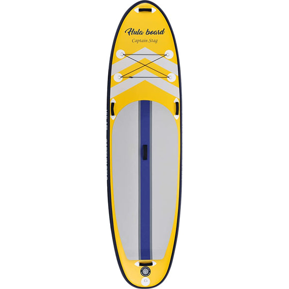 Captain Stag US-1223 SUP Stand Up Paddle Board, SUP Hula Board, Super Ride, All Round, Total Length 12.6 x Width 33.1 x Thickness 4.7 inches (320 x 84 x 12 cm), Hand Pump with Air Pressure Gauge, Storage Bag