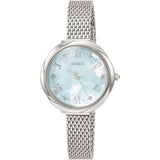 [Seiko Watch] Wristwatch Wired F WIRED f (Wired F) Flower-shaped case White pearl dial Crown with Swarovski crystal AGEK460 Women's Silver