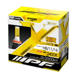 IPF LED FOG Lamp H8/H11/H16 Bulb, Model: 104FLB