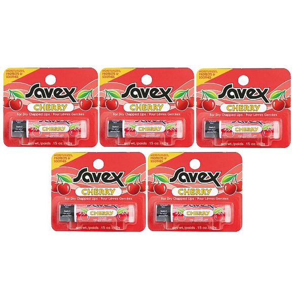 Savex stick lip balm cherry 4.2g x 5 pieces