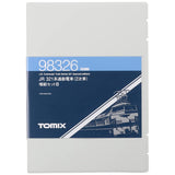 TOMIX 98326 N Gauge 321 Series Secondary Car Expansion Set B, 4 Cars, Railway Model Train