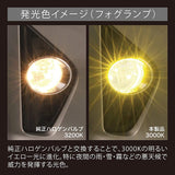 LED fog lamp for carmate car GIGA F2800 Series PSX24W 3000K bright yellow light 1400LM vehicle inspection compatible BW5123