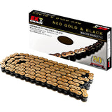 EK (EK) Bike Chain 80th Anniversary Model 525MV-XZ2 Neo Gold/Black 100L MLJ (Kashimejin) QX Ring Seal