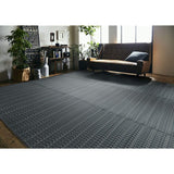 Ikehiko Corporation #2150336 Rug / Carpet, Vulcan Navy, Approx. 100.4 x 133.9 inches (255 x 340 cm), Made in Japan, Washable