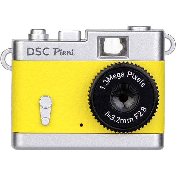 Kenko DSC-PIENI-LY DSC Pieni Digital Camera, 1.31 Megapixels, Video and Still Photos, Lemon Yellow