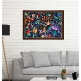 1000 Piece Jigsaw Puzzle, Disney Villains Large Gathering! 20.1 x 29.9 inches (51 x 73.5 cm)