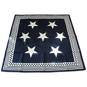 Washable Domestic Cotton Blend Rug Mat Vintage Star