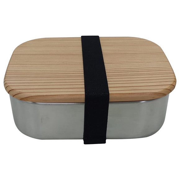 Wood With Lid, Food Box