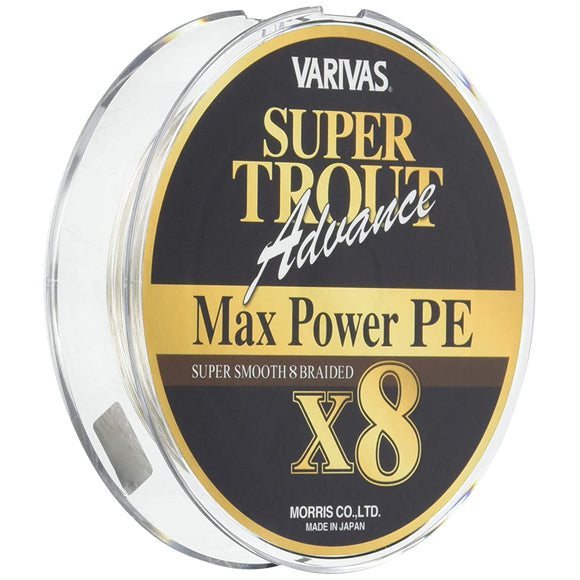 VARIVAS Super Trout Advanced Max Power PE X8 Line, 39.4 ft (150 m)