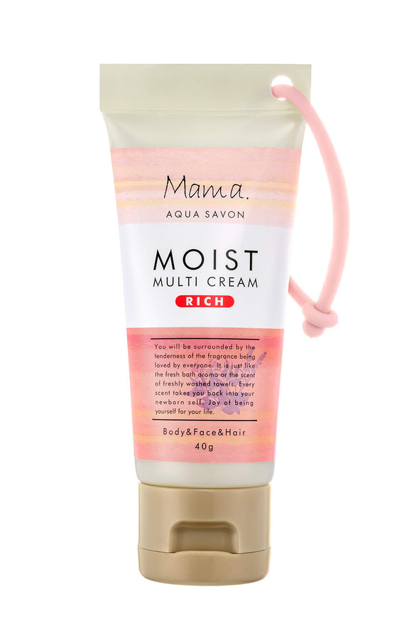 Mama Aqua Soap Moist Multi Cream Rich Flower Aroma Water Fragrance 18A 40g